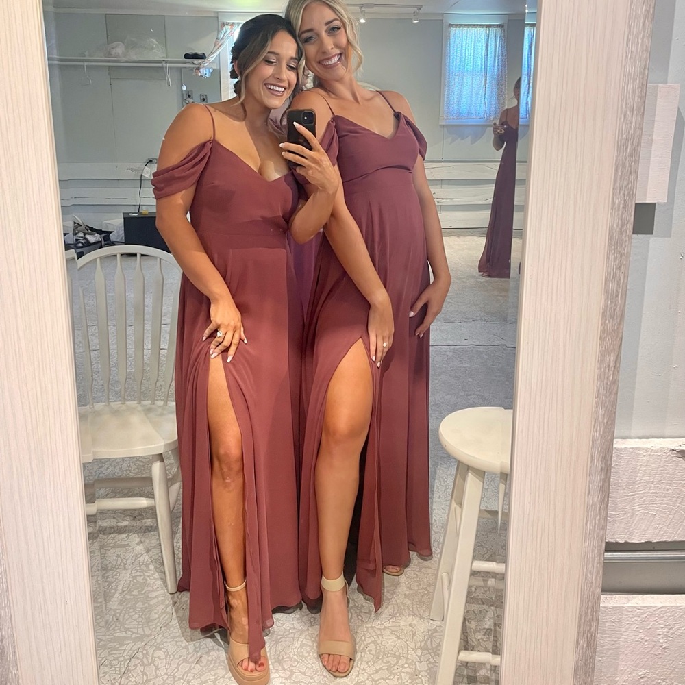 Birdy grey rosewood bridesmaid dress